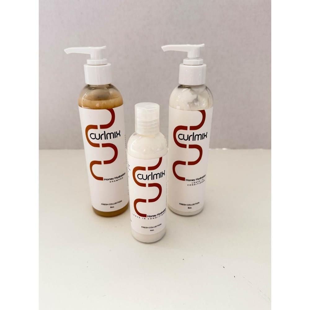 CurlMix Honey Hydration Shampoo and Leave In Conditioner Fresh Set